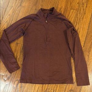 Alphalete Brown/ rust color Quarter-Zip Pullover